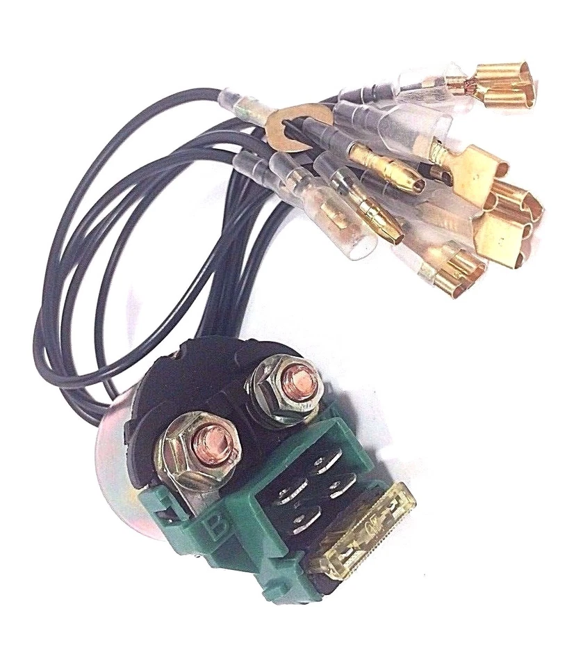 SOLENOIDE RELÉ DE ARRANQUE CON CABLES APTO PARA HONDA SHADOW 700 VT700 1984 - 1987 Foto 1 de 1
