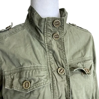 Chaqueta Militar Cabela’s Verde Utilidad Exterior Campo Mujer Talla M Foto 1 de 4