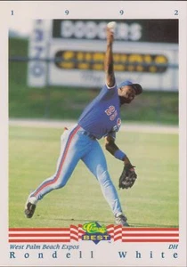 1992 Classic Best Rondell White #305 West Palm Beach Expos Baseball RC - Picture 1 of 1