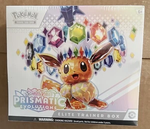 1 x Pokemon PRISMATIC EVOLUTION ELITE ENTRENADOR CAJA SELLADA NUEVO ETB - Imagen 1 de 2