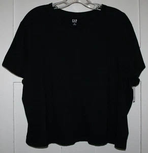 GAP Damen T-Shirt kurzarm schwarz Gr. XXL - Bild 1 von 3