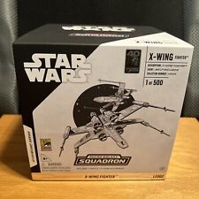 SDCC 2023 Jazwares Star Wars Micro Galaxy Squadron X-Wing Fighter LE 500 LE002