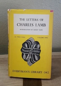 THE LETTERS OF CHARLES LAMB VOLUME ONE, EVERYMAN'S LIBRARY #342 (1909/1950) - Picture 1 of 14