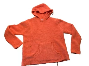 Oarsman For Her Pullover Hoodie Sweater Womens Small Orange Kangaroo Pocket - Picture 1 of 5