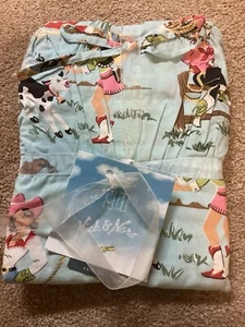NEW Nick & Nora Pajamas Set Ladies Western Cowgirl 3pc XXL Rare HTF - Picture 1 of 7