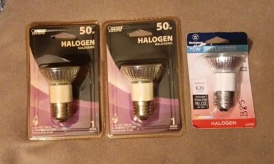 3 MR16 Standard Base 120V Bulbs 50&75W - Image 1 of 3