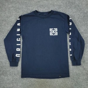 KR3W Shirt Men Small Blue Krew Logo Original Patch Graphic Tee Long Sleeve Adult - Picture 1 of 16