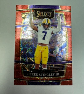 2022 Panini Select Draft Picks Derek Stingley Jr. RC Red Lazer Prizm #20 - Picture 1 of 2