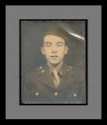 Japanese Asian American WWII Military Soldier n Uniform Vintage Photobooth Photo