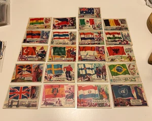 Flaggen der Welt 1956 Lot x21 Karten Made in England - Bild 1 von 10