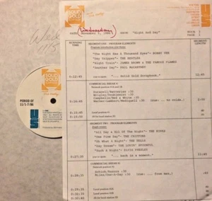 RADIO SHOW:GOLD 11/5/86 NIGHT & DAY! BOBBY VEE, THEM, CHIFFONS, LOVIN' SPOONFUL - Picture 1 of 2