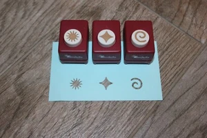 Set di 3! Emagination Craft Scrapbook Punzone di carta. Spirale a forma di sole e diamanti - Foto 1 di 3