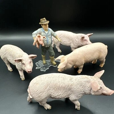 Schleich Pig Farmer And Pig Bundle - Image 1 of 3