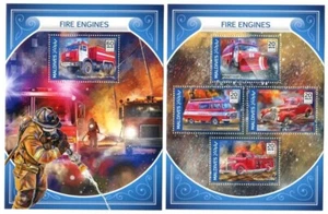 Maldives 2018 - Firefighters /Fire Engine / Les Camions de Pompier  MNH** SN. - Picture 1 of 1