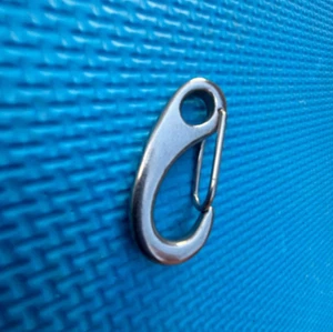 Mosquetón con gancho a presión de acero inoxidable 316 de 50 mm de Grado Marino - Imagen 1 de 5