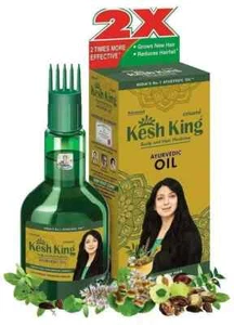Kesh King Ayurveda Hair Oil Grows New Hair Reduce Hair Fall - 100 ML Free Ship - Picture 1 of 6