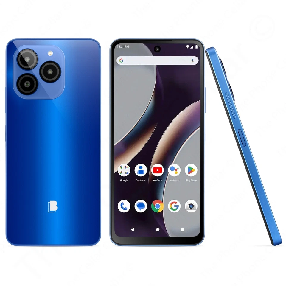 BLU G54 G1090 Unlocked 6.6" IPS HD 128GB 50MP GPS Dual SIM Standby 5000mAh Blue - Image 1 of 4