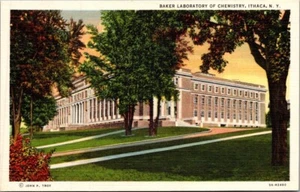 BAKER LABORATORIO OF CHEMISTY Ithaca, Nueva York lino postal sin usar - Imagen 1 de 2