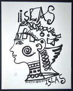 ISLAS / ISLAS // Serigrafía Cuba por RENE PORTOCARRERO de la Galería de Carteles Cubanos - Imagen 1 de 4