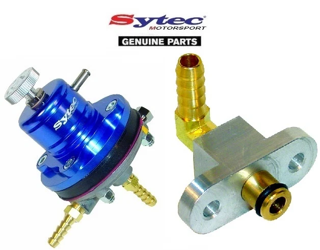 SYTEC MSV FUEL PRESSURE REGULATOR KIT FOR SUBARU IMPREZA WRX & STI 92-00 BLUE - Image 1 of 1