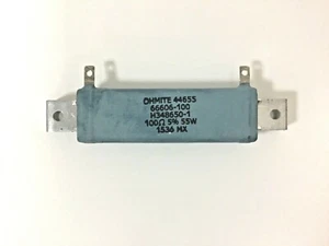 OHMITE 66606-100 H348650-1 DESC55W 100 OHM SILI 5% 55W 1536 MX NEU - Bild 1 von 5