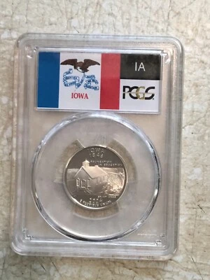 2004-S Iowa  Statehood Silver Quarter PCGS PR69DCAM - Image 1 of 4