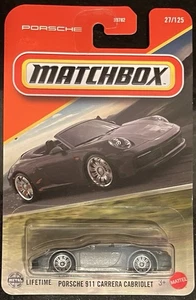 Matchbox Porsche 911 Carrera Cabriolet #27/125 Neu 2025 Farbe grau - Bild 1 von 2