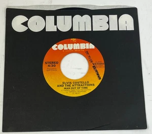 ELVIS COSTELLO Man Out Of Time / Town Cryer 1982 Columbia US 7" Promo w/co. sl. - Bild 1 von 3