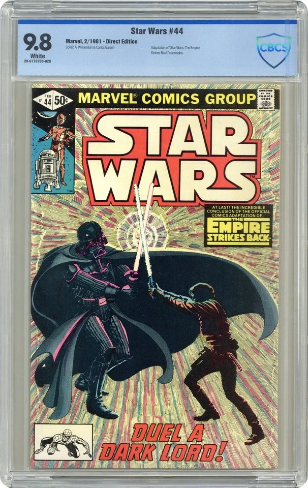 Star Wars #44D CBCS 9.8 1981 20-07797D3-028 - Image 1 of 2