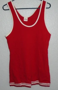Vintage Brute ROT Erwachsene Wrestling Singlet Größe Large - Bild 1 von 3