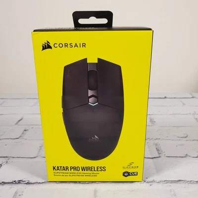 Corsair Katar Pro Wireless Gaming Mouse Slipstream Technology Black New In Box  - Image 1 of 4