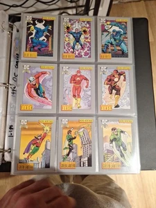 1992 Impel DC Comics Cosmic Trading Cards #1-171 missing 1 page NM - Bild 1 von 20