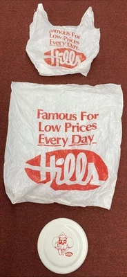 Rare Vintage Defunct Retail Store Hills Department Lot Frisbee Bags Buffalo NY - Image 1 of 3