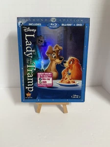 Disney's Lady and the Tramp, Diamond Edition Blu-ray + DVD, w/Slip NEW & SEALED - Picture 1 of 4
