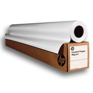 HP Coated Paper 90g/m² C6019B 24" 610mm x 45.7m Inkjet Paper roll - Picture 1 of 1
