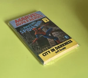 Marvel Spider-Man City In Darkness Puffin Adventure Gamebook Jeff Grubb - Picture 1 of 8