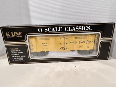 K-Line K7609 O Nickel Plate Road Reefer Car #7609 New In Box - Image 1 of 4