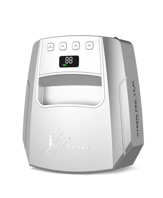 iGel Beauty HYBRID PRO 3.0 XL Wireless Rechargeable UV/LED Lamp SILVER - Image 1 of 4