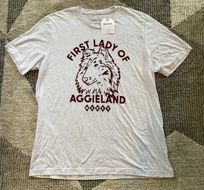 Men’s Homefield First Lady Of Aggieland Texas A&M Aggies Grey T Shirt Sz XL NWT - Image 1 of 4