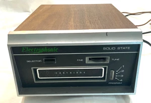 WORKING Vintage Electrophonic Morse Solid State 8 Track Player Model T109 MANUAL - Picture 1 of 8