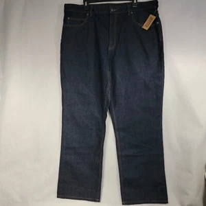 Pantalones de mezclilla para hombre Duluth Trading Weekender 42x32 (medidos 42x31,5) azules nuevos con etiquetas - Imagen 1 de 13