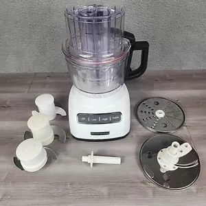 Kitchenaid Food Processor 9 Cup White Accessories Attachments KFP0922 - Picture 1 of 10