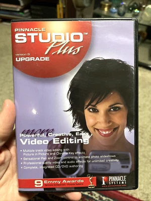 Pinnacle Studio Plus Version 9 Upgrade - 2 Disks+ MANUAL + CODE  - Image 1 of 4
