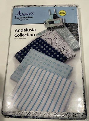 Paquete de tela Annie's Creative Quilters + patrón, colección Andalucía FQ068 nuevo Foto 1 de 4