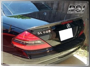 For Mercedes R230 03-11 Carbon Fiber Trunk Spoiler Lip SL63 SL500 SL550 SL55AMG - Picture 1 of 3