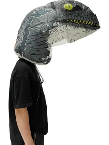 Inflatable Realistic Velociraptor Dinosaur Head Costume Accessory - Picture 1 of 1