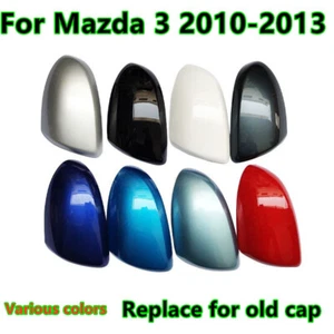 Left Driver Right Passenger Side Mirror Cover Cap NoSignal For Mazda 3 2010-2013 - Picture 1 of 25