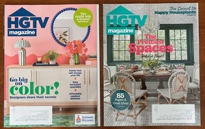 HGTV MAGAZINES - 2 Issues MAR/APR 2025 and MAY/JUN 2025 ISSUES, COLORS, PAINTS - Imagen 1 de 3