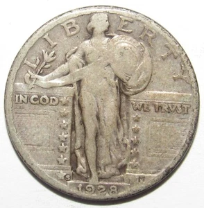 1928 S Standing Liberty Quarter ss (L144) - Bild 1 von 2