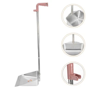 2 PCS Stainless Steel Trash Office Dust Pan and Broom Kit - Afbeelding 1 van 12